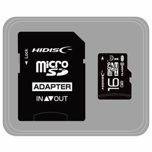 【納期目安：１週間】磁気研究所 【送料無料】HDMCSDH16GCL10UIJP3 HIDISC microSDHCカード 16GB CLASS10 UHS-1対応 高速転送 Read70 SD