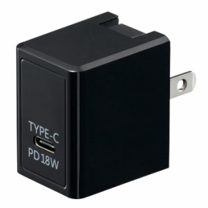 ヤザワ 【送料無料】VFPD18BK USBアダプター1ポートPD18W(ブラック)