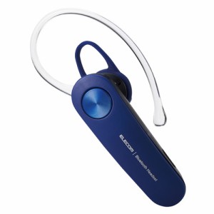 エレコム LBT-HS11BU ヘッドセット Bluetooth 5.0 片耳 ハンズフリー 通話・音楽 対応 オープンタイプ 左右耳兼用 ブルー (LBTHS11BU)