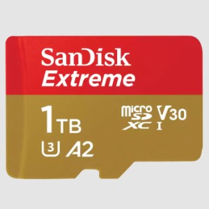 【納期目安：約10営業日】サンディスク 【送料無料】SDSQXAV1T00JN3MD エクストリーム microSDXC UHS-Iカード 1TB SDSQXAV-1T00-JN3MD