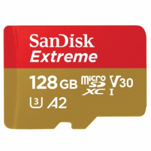 【納期目安：約10営業日】サンディスク 【送料無料】SDSQXAA128GJN3MD エクストリーム microSDXC UHS-Iカード 128GB SDSQXAA-128G-JN3MD