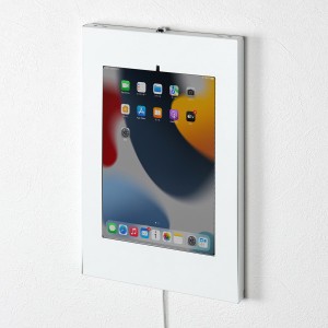 サンワサプライ 【送料無料】CR-LAIPAD16W iPad用スチール製ケース(ホワイト) (CRLAIPAD16W)
