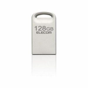 エレコム 【送料無料】MF-SU3A128GSV 【メール便での発送商品】USBメモリ 128GB USB3.2(Gen1)/3.1(Gen1)/3.0/2.0 USB A 超小型 読込最大2