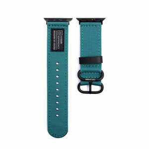 【納期目安：１週間】araree 【送料無料】AR25014AW SOFT WOVEN STRAP for Apple Watch 49/45/44/42mm グリーン