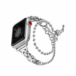 【納期目安：１週間】ティーエフセブン 【送料無料】TF72660 BRACELET STRAP for Apple Watch 41/40/38mm シルバー