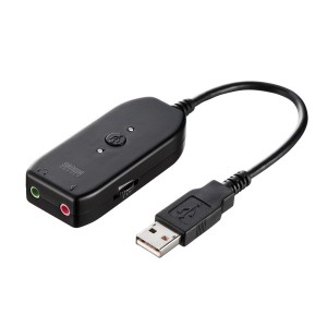 サンワサプライ MM-ADUSB3N USBオーディオ変換アダプタ (MMADUSB3N)