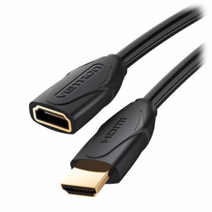 【納期目安：06/中旬入荷予定】【送料無料】VA-1758 HDMI 延長ケーブル 3m Black 4K対応 Black (VA1758)