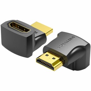 【納期目安：１週間】【送料無料】AI-2151 4K対応 HDMI 270°折れ Male to Female アダプター (AI2151)