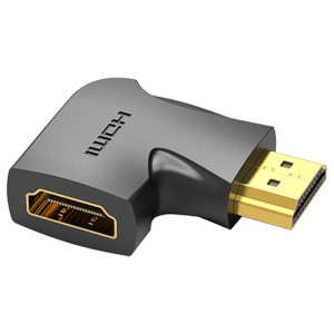 【納期目安：１週間】【送料無料】AI-2199 4K対応 HDMI 90°折れ Male to Female アダプター (AI2199)