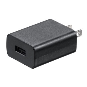 サンワサプライ ACA-IP87BK USB充電器(2A・ブラック) (ACAIP87BK)