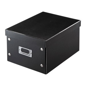 サンワサプライ FCD-MT4BKN 組み立て式DVD BOX(ブラック) (FCDMT4BKN)
