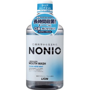 【送料無料】409012 ライオン ノニオ マウスウォッシュ(600ml) (クリアハーブミント)