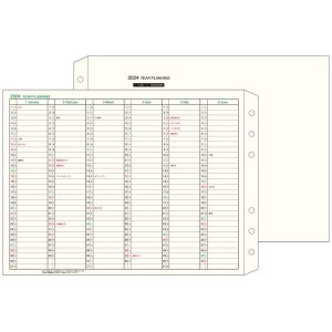 レイメイ藤井 【送料無料】DAR2400 【2個セット】24D/V A5イヤープランニング