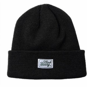 【納期目安：１週間】【送料無料】MCBRY70771 マクバリー 【BEANIE(ビーニー)】 CLASSIC LABEL LONG BEANIE ブラック ブラック