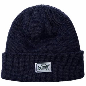 【納期目安：１週間】【送料無料】MCBRY70429 マクバリー 【BEANIE(ビーニー)】 CLASSIC LABEL LONG BEANIE ネイビー ネイビー