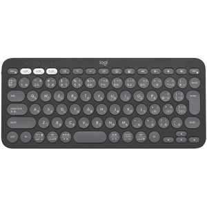 【納期目安：06/中旬入荷予定】ロジクール 【送料無料】K380sGR PEBBLE KEYS 2 K380S Bluetoothキーボード グラファイト