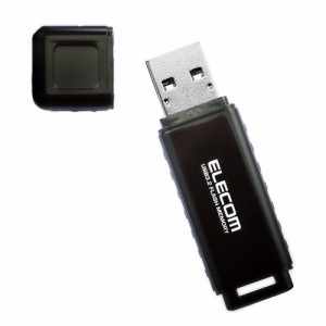 エレコム MF-HSU3064GBK/E 【メール便での発送商品】USB3.2(Gen1) キャップ式メモリ(64GB) (MFHSU3064GBK/E)