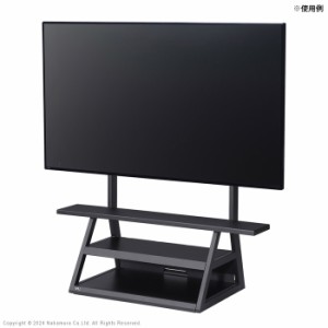 ナカムラ wltvw5119 テレビスタンド WALL M1 CASTER 収納付きキャスタースタンド 32〜65v対応 (サテンブラック)