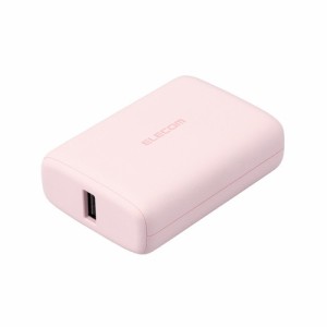 エレコム 【送料無料】DE-C46L-10000PN モバイルバッテリー 10000mAh 大容量 軽量 小型 PD 20W 入出力(Type-C×1) 出力(USB-A×1) C-Cケ