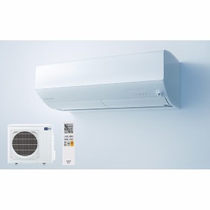 【納期目安：06/上旬入荷予定】三菱電機 【送料無料】MSZ-X6324S-W エアコン (主に20畳/単相200V/ピュアホワイト) 霧ヶ峰 Xシリーズ (MSZ