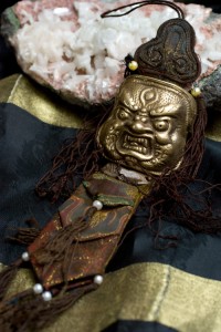  カーラ バイラヴァ(Kal Bhairav)の壁用ハンギング / 宗教用品 チベット 仏教 カウ 仏壇 ネパール アジア チベタン マニ エスニック イン