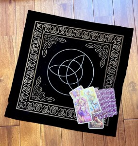  タロットテーブル クロス（ウィッカ） Tarot Table Cross (Wicca) / オラクルカード 占い カード占い ルノルマン レノルマン スピリチュ