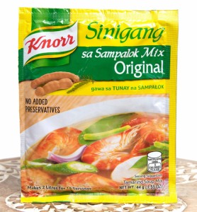 フィリピン料理 シニガン サンパロック オリジナルの素 Sinigang Sa Sampalok Original【Knorr】 / シニガンスープ タマリンド 料理の素