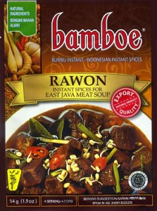  【bamboe】インドネシア料理 ラウォンの素 RAWON / バリ 料理の素 ハラル bamboe（バンブー） ナシゴレン 食品 食材 アジアン食品 エス