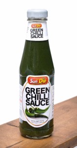  グリーンチリ ソース Green Chili Sauce 330g / パキスタン料理 チャツネ ハラル ピュアベジ ドレッシング SunDip（サンディップ） ディ