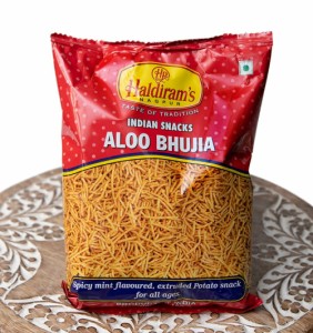  インドのお菓子 スパイシーポテトスナック アルーブジア ALOO BHUJIA / ハルディラム ナムキン ナムキーン Haldiramｓ（ハルディラム） 