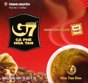  ベトナム インスタント コーヒー G7 ブラック 15パック 【TRUNG NGUYEN】 / BBQ 食品 エスニック アジアン アジアン食品 エスニック食材