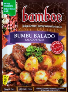  【bamboe】インドネシア料理 スパイシー炒物料理の素ブンブ バラド Bumbu Balado / バリ スープ ハラル bamboe( バンブー) ナシゴレン 