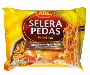  ABCインスタントラーメン 辛ロチキンシチュー味 / インドネシア料理 インスタント麺 オニオンチキン味 ハラル ABC(エービーシー) パスタ