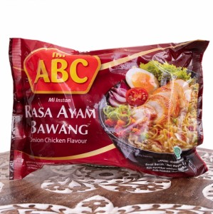  RASA AYAM BAWANG アヤムバワン味ラーメン ABC Ayam Bawang / インドネシア料理 インスタント麺 ハラル ABC(エービーシー) お買い得 お
