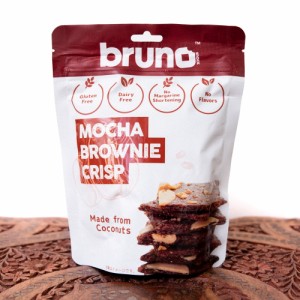  【bruno snack】ブルーノスナック クリスピーブラウニーMOCHA BROWNIE CRISP【モカ】 / タイ お菓子 クリスプ グルテンフリー ヘルシー 