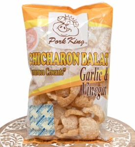  〔低糖質！ロカボスナック〕チチャロン バラット 豚皮の唐揚げ CHICHARON BALAT ガーリック ＆ ビネガー 〔Pork King〕 糖質オフ 国産 /