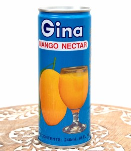  マンゴー ドリンク MANGO NECTAR 240ml / ジュース フィリピンのドリンク GINA(ジーナ) フィリピン料理 カレカレ シニガン 食品 食材 ア