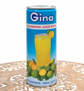  カラマンシー ドリンク CALAMANSI JUICE DRINK 240ml / ジュース フィリピンのドリンク GINA(ジーナ) フィリピン料理 カレカレ シニガン