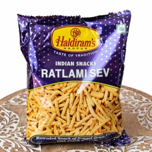  ラトラミ セブ Haldiram Ratlami Sevl 150g アジョワンを効かせたインドスナック / インドのお菓子 ハルディラム ナムキン ナムキーン 
