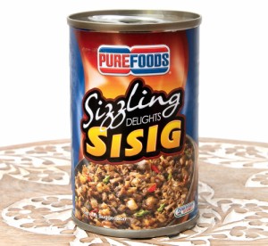  フィリピン料理 シシグの缶詰 SIZZLING DELIGHT SISIG 150g / 豚肉 PUREFOODS(ピュアフーズ) カレカレ シニガン 食品 食材 アジアン食品