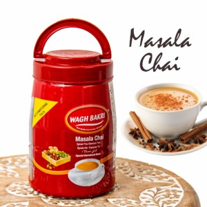  チャイ用紅茶 スパイス入り マサラチャイ Masala Chai 250g 大ボトル【WAGH BAKRI】 / インドのお茶 茶葉 CTC Wagh Bakri（ワグバクリ）