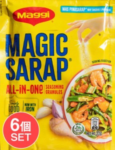  【6個セット】Magic Sarap マジックサラップ オールインワン調味料 グラニュール 【Maggi】 / フィリピン料理 料理の素 BBQ 食品 エスニ