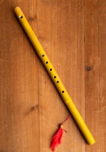  ベトナムの竹笛 縦笛 45cm / たて笛 バンブーフルート アムサーオ 管楽器 民族楽器 インド楽器 エスニック楽器 ヒーリング楽器