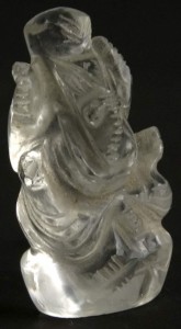  クリスタルのガネーシャ / ガネーシャ像 インド 神様 エスニック アジア 雑貨