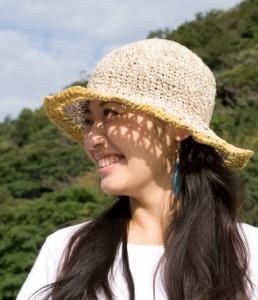  ヘンプとコットンのハット / ネパール 帽子 TIRAKITA(ティラキタ) ヘンプハット エスニック衣料 アジアンファッション エスニックファッ
