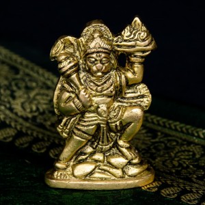  ブラス製 ハヌマーン立像 6cm / 神様像 ラーマーヤナ 猿族の王子様 インド 置物 エスニック アジア 雑貨
