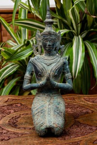  【送料無料】 インドネシアの神様像 ラーマ 32cm / バリ シータ 置物 エスニック アジア 雑貨