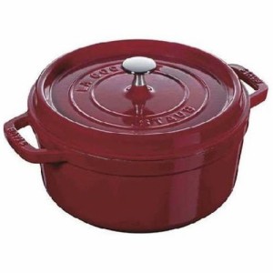 ストウブ(staub) ピコ・ココット ラウンド 22cm ボルドー