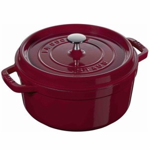 ストウブ(staub) ピコ・ココット ラウンド 20cm ボルドー 限定色　IH対応　国内正規品