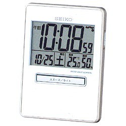 セイコー(SEIKO) SQ 699W(白) トラベラ 電波置時計